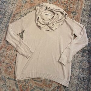 Harper Lane Cream Cowl Neck Sweater